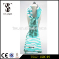 unregular geometric patterns colorful lady accossories printing twill silk scarf